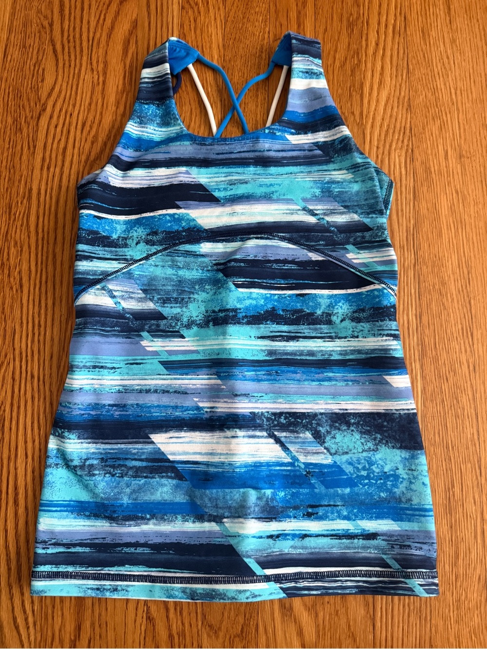Ivivva by Lululemon girls blue athletic top 12